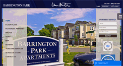 Desktop Screenshot of barringtonparkapt.com